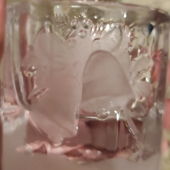 STUDIO NOVA Clear etched Glass Votive holder - Picture 7 of 8